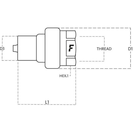 Quick Release Coupling Male 3/8 BSP - VV38GASM