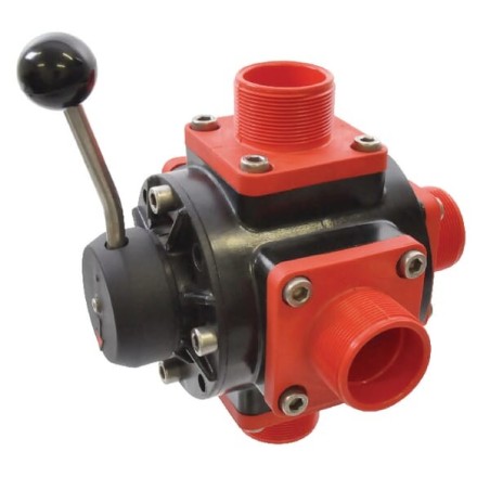 Ball valve 5 way 2 inch - VTDC0600