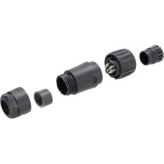 Cable Socket, 7-pin, solder version - WESC01630D