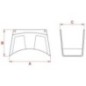 Plastic wall hose bracket - WG11000 Plastic wall hose bracket - WG11000