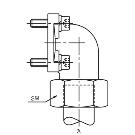 Flansch 35L - WFV35L40