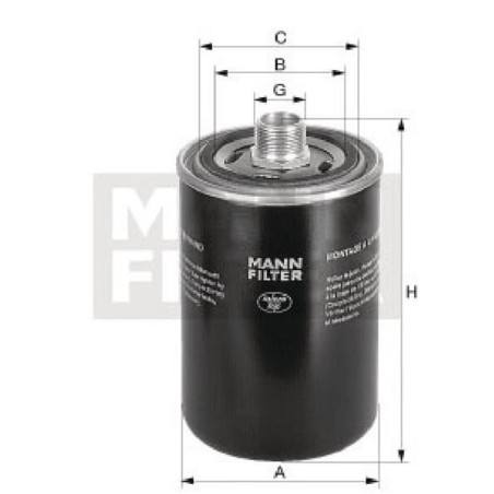 Hydraulic oil change filter - WD96219
