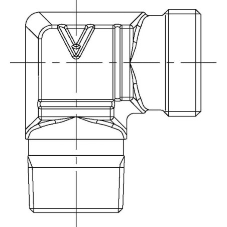 Elbow coupling 10L-1/8 BSPT - WES10LRK18