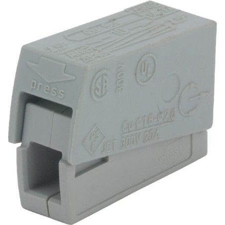 Connector clamp, 1-V plug grey type 224 Wago - WAG224101
