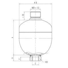 Drucksp. 0,35 L 210/90 bar - WA21020351OFDA90