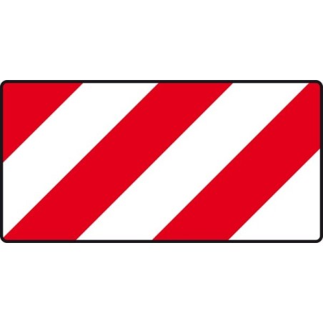 Right red-white warning sign - WB50378