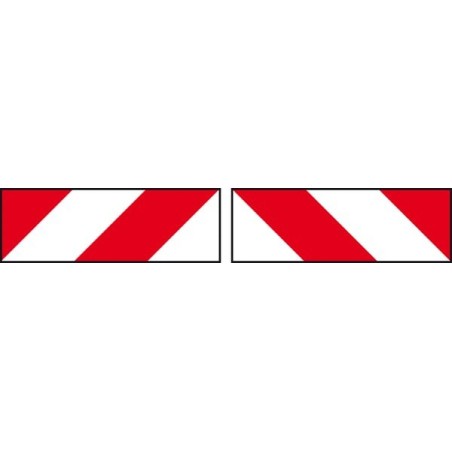 Satz Warnaufkleber 423 x 141mm - WB50073SET