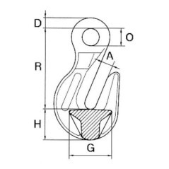 Grab hook 3,2T - WA41