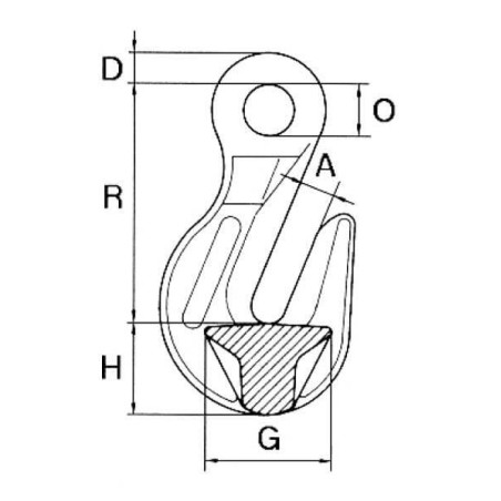 Grab hook 3,2T - WA41
