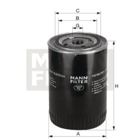 Filtr oleju Mann Hummel - W81180