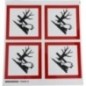 Decal - hazardous environment - WB251299