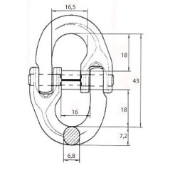 C-Connection Link 6mm - WA58