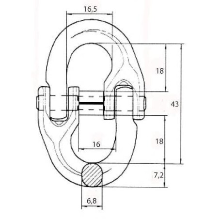 C-Connection Link 6mm - WA58
