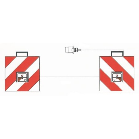 Marker board set with lamp an - WB50807