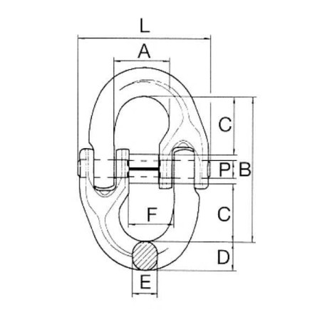 Ogniwo łączące Connex, 13 mm - WA62