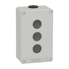 Push button box, metal 3 hole - XAPD2203