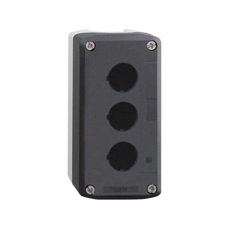 Push button box 3x22mm - XALD03