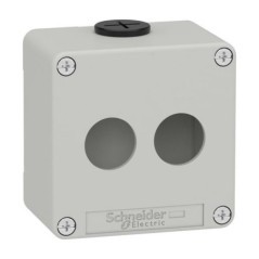 Push button box, metal 2 hole - XAPD1202
