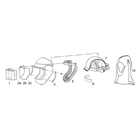 Disposable visors Kolibri 100 - WP160730