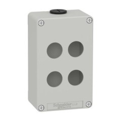 Push button box, metal 4 hole - XAPD2204