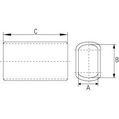 Presshülse Aluminium 2mm - WK02