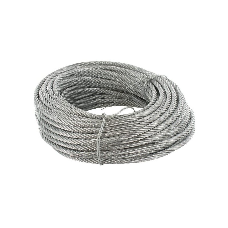 Wire rope galvanized 6 mm, 30m - WR06030L Wire rope galvanized 6 mm, 30m - WR06030L