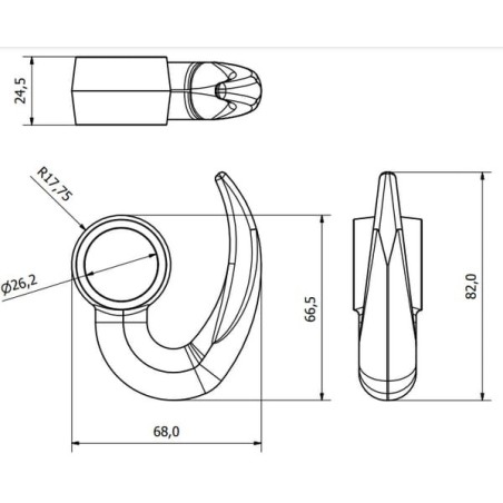 Steckervergrendlung 25 mm - WS3100A
