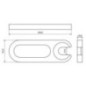 Platte 145x10mm - WS3020