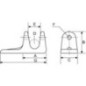 Tail board bracket 110x32 mm - WS3093 Tail board bracket 110x32 mm - WS3093