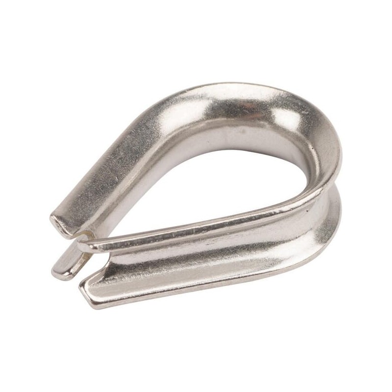 Seilkausche V4A 4mm - WT04RVS Seilkausche V4A 4mm - WT04RVS