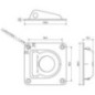 Lashing ring 40mm galvanised - WS3105 Lashing ring 40mm galvanised - WS3105
