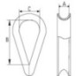 Seilkausche, 5 mm - WT05 Seilkausche, 5 mm - WT05