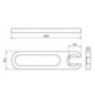 Platte 150x9,5 mm - WS3019 Platte 150x9,5 mm - WS3019