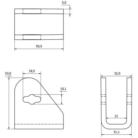 Riegelhalterung - WS3104A