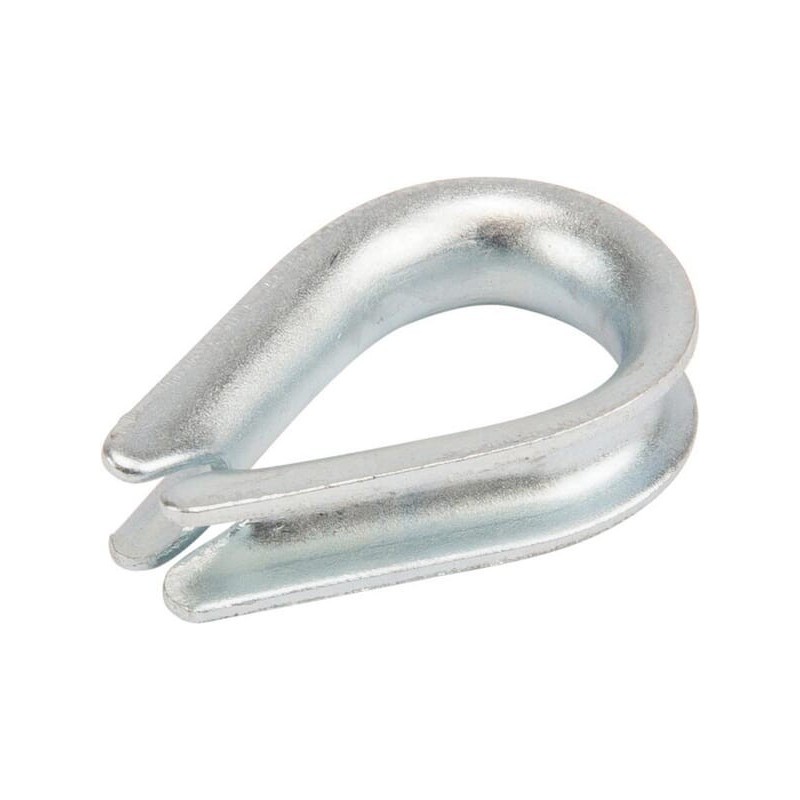 Kausza do liny ocynk, 4 mm - WT04