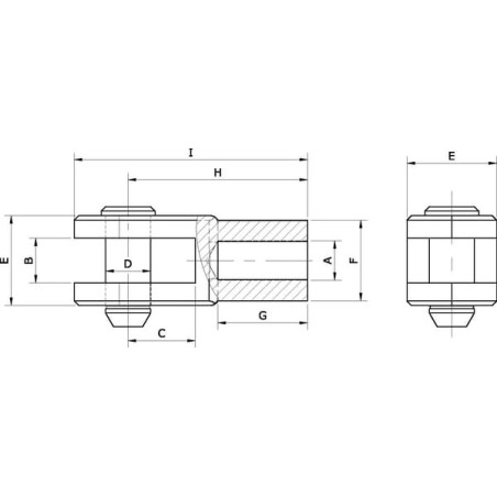 Gabelkopf M10 - YCM10