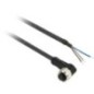 Sensor cable, M8, 2m, 3P, angled - XZCP0666L2