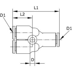 Push-in fitting - YC16P