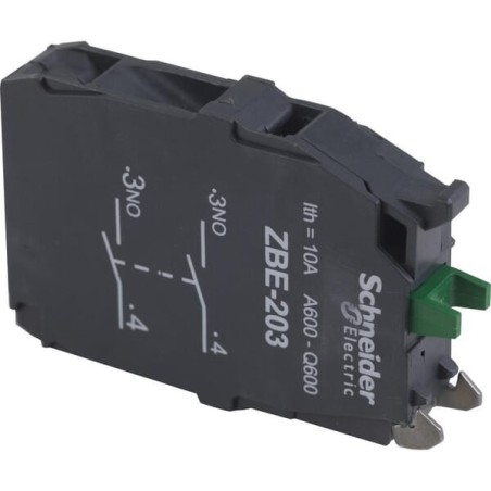 Element stykowy 2 NO - ZBE203