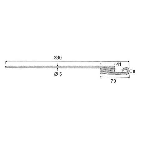 Harrow tine for parallelogram - ZV905