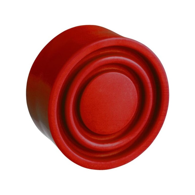 Rubber push button cap red - ZBP014 Rubber push button cap red - ZBP014