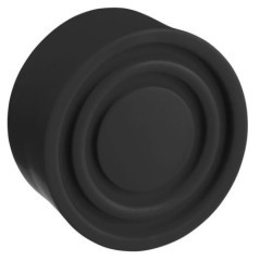 Rubber push button cap black - ZBP012