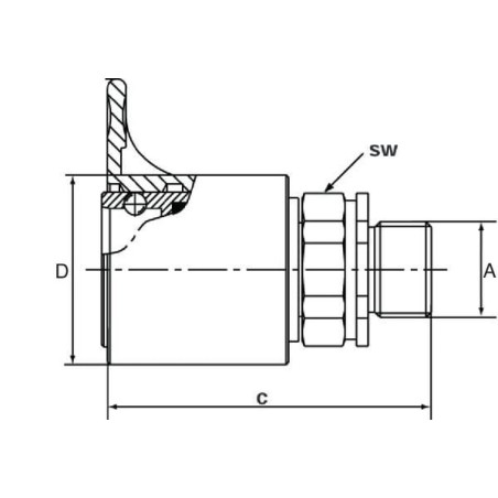 Quick Release Coupling ZP F M22 - ZPF10L22