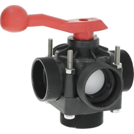 Ball valve 2 inch 5-way - ZF888