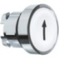 Press button white, arrow - ZB4BA334