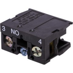 Contact block, spring return, 1 NO, front mounted - ZB2BE101