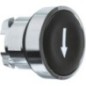 Press button black, arrow - ZB4BA335