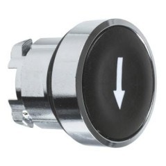 Press button black, arrow - ZB4BA335