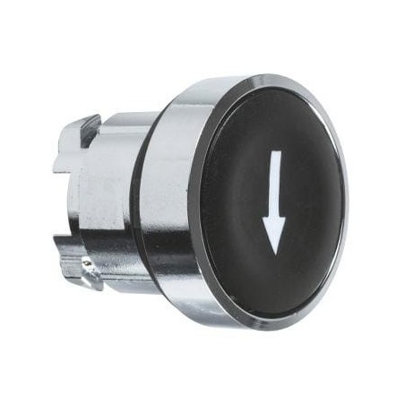 Press button black, arrow - ZB4BA335