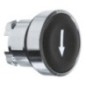 Press button black, arrow - ZB4BA335